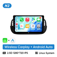 Autoradio CarPlay Fiat 500 (2010-2017) – Écran 9 pouces, sans fil, jusqu'à 8 Go + 256 Go, vue 35