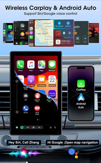 Écran CarPlay Universel Sans Fil 7, 8 ou 9 Pouces – Support Magnétique et Ventouse, vue 13