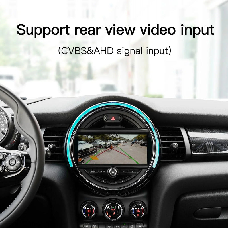Boîtier CarPlay Mini Cooper R55 à R61, F54, F55 (2008-2017) – CIC et NBT, écran d'origine conservé, vue 5