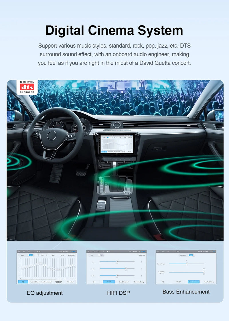Autoradio CarPlay Volkswagen Polo 5 (2008-2020) – Écran 9 pouces, sans fil, jusqu'à 8 Go + 256 Go, vue 26