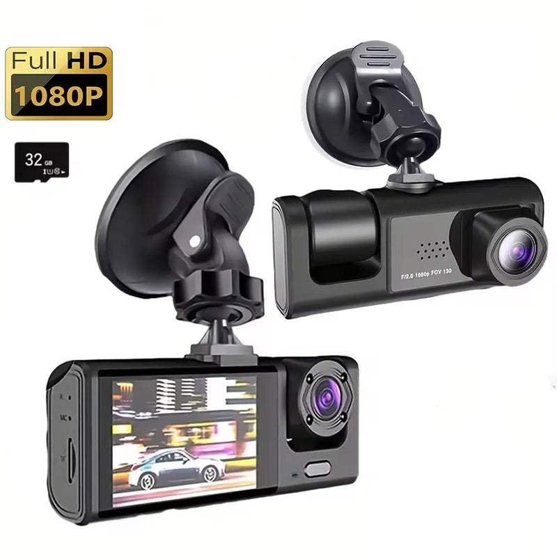 Dashcam Avant et Intérieur 1080P – Écran 2 Pouces, Caméra Arrière en Option, vue 18