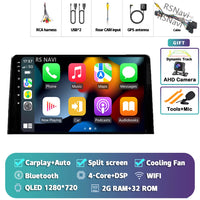 Autoradio CarPlay Citroën Berlingo, Peugeot Partner et Opel Combo (2019-2020) – Écran 9 pouces, Android 16, jusqu'à 16 Go + 512 Go, vue 45