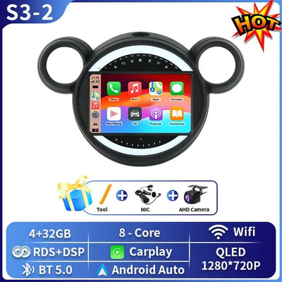 Autoradio Android CarPlay pour MINI Cooper R56 R60 (2006-2015)
