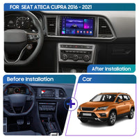 Autoradio CarPlay Seat Ateca et Cupra Ateca (2016-2021) – Écran 9 pouces, Android 16, vue 2