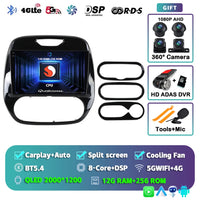 Autoradio CarPlay Renault Captur (2016-2019) – Écran 9 pouces, Android 16, vue 23