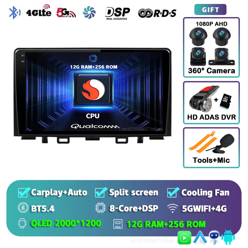 Autoradio CarPlay Kia Rio YB et Stonic (2016-2020) – Écran 9 pouces, jusqu'à 16 Go + 512 Go, vue 47