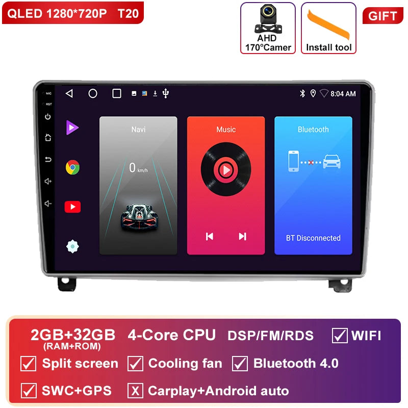 Autoradio CarPlay Peugeot 407 (2004-2011) – Écran 9 pouces, option écran 2K, jusqu'à 12 Go + 256 Go, vue 39