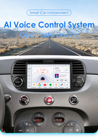Autoradio CarPlay Fiat 500 (2007-2015) – Écran 7 pouces, 8 cœurs, jusqu'à 8 Go + 128 Go, vue 9