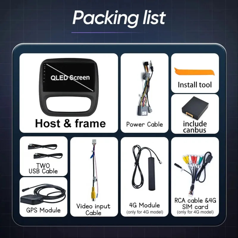 Autoradio CarPlay Renault Trafic 3 (2014-2021) et Opel Vivaro B (2014-2018) – Écran 9 pouces, jusqu'à 12 Go + 256 Go, vue 6