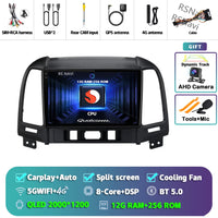 Autoradio CarPlay Hyundai Santa Fe 2 (2006-2012) – Écran 9 pouces, jusqu'à 16 Go + 512 Go, vue 38