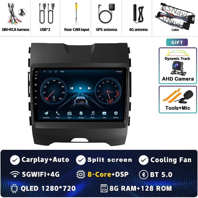 Autoradio CarPlay Ford Ranger, Everest et Edge (2015-2018) – Écran 9 pouces, jusqu'à 16 Go + 512 Go, vue 42