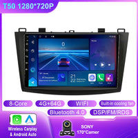 Autoradio CarPlay Mazda 3 BL (2009-2013) – Écran 9 pouces, jusqu'à 12 Go + 256 Go, vue 39