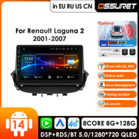 Autoradio CarPlay Renault Laguna 2 (2001-2007) – Écran 9 pouces, sans fil