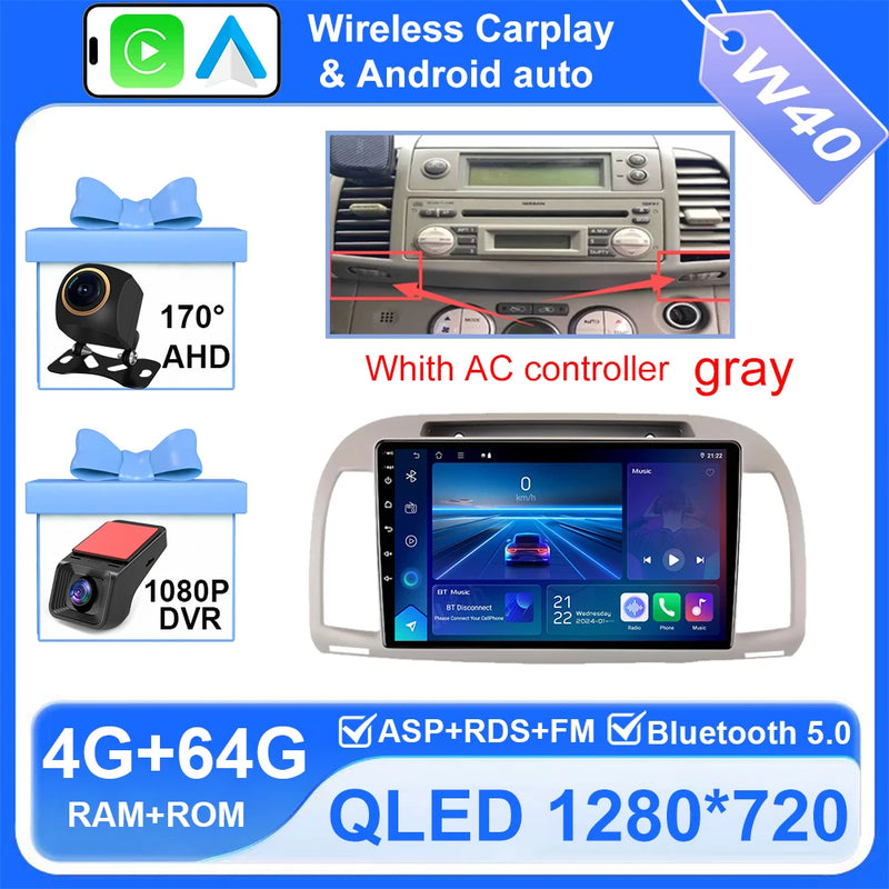 Autoradio CarPlay Nissan Micra K12 (2002-2010) – Écran 9 pouces, jusqu'à 12 Go + 256 Go, vue 34