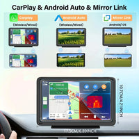 Écran CarPlay Portable Universel 7 Pouces – Sans Fil ou Filaire, Mirror Link, vue 2