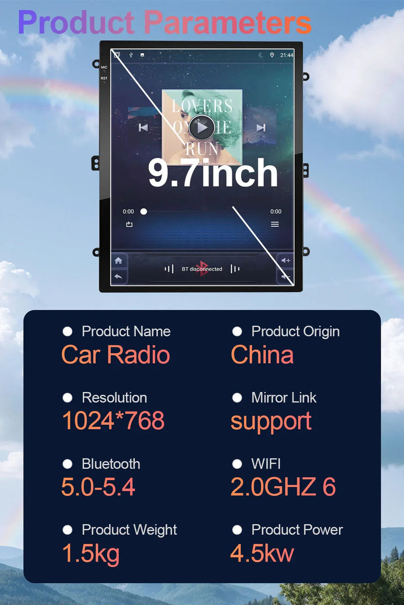 Autoradio CarPlay Hyundai ix35 (2009-2015) – Écran vertical 9,7 pouces, jusqu'à 8 Go + 256 Go, vue 25