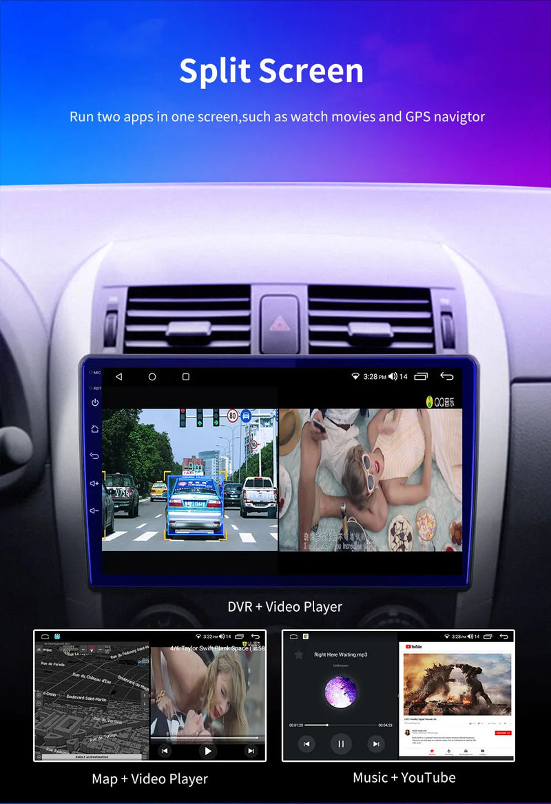 Autoradio CarPlay Seat Ateca et Cupra Ateca (2016-2021) – Écran 9 pouces, Android 16, vue 20