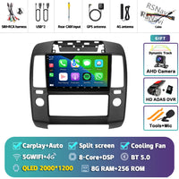 Autoradio CarPlay Nissan Navara D40 (2004-2010) – Écran 9 pouces, Android 16, vue 24