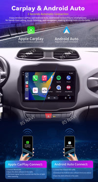 Autoradio CarPlay Jeep Renegade (2016-2020) – Écran 9 pouces, jusqu'à 16 Go + 512 Go, vue 12