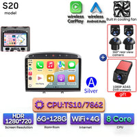 Autoradio CarPlay Peugeot 308, RCZ et 408 – Écran 9 pouces, Android 16, vue 27