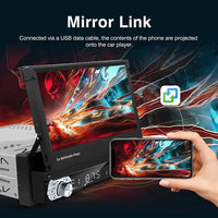 Autoradio CarPlay 1 DIN Universel – Écran Rétractable 7 Pouces, Filaire, vue 4