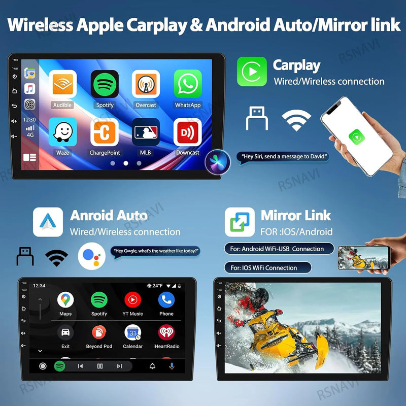 Autoradio CarPlay Skoda Fabia 2 (2007-2014) – Écran QLED, jusqu'à 16 Go + 512 Go, vue 3