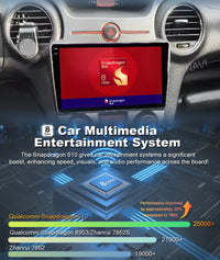 Autoradio CarPlay Kia Carens UN (2006-2012) – Écran 9 pouces, console type B, vue 7