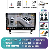 Autoradio CarPlay Opel Antara (2006-2017) – Écran QLED, Android 16, vue 34