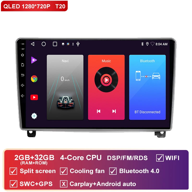 Autoradio CarPlay Peugeot 407 (2004-2011) – Écran 9 pouces, option écran 2K, jusqu'à 12 Go + 256 Go, vue 46