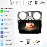 Autoradio CarPlay Renault Lodgy et Dacia Dokker (2012-2021) – Écran 9 pouces, Android 16, vue 8