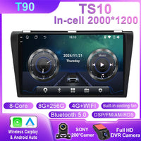Autoradio CarPlay Mazda 3 (2004-2009) – Écran 9 pouces sans fil, 4G, jusqu'à 12 Go + 256 Go, vue 19