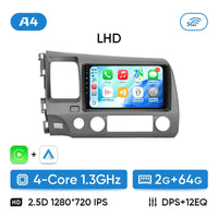 Autoradio CarPlay Honda Civic 8 (2005-2011) – Écran 9 pouces, sans fil, vue 11