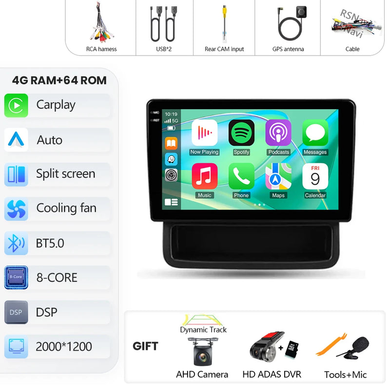 Autoradio CarPlay Renault Trafic 2, Opel Vivaro A et Nissan Primastar (2006-2014) – Écran tactile, jusqu'à 16 Go + 512 Go, vue 34