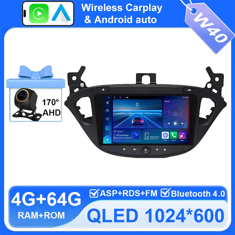 Autoradio CarPlay Opel Corsa E et Adam (2015-2019) – Écran QLED, jusqu'à 8 Go + 256 Go, vue 14