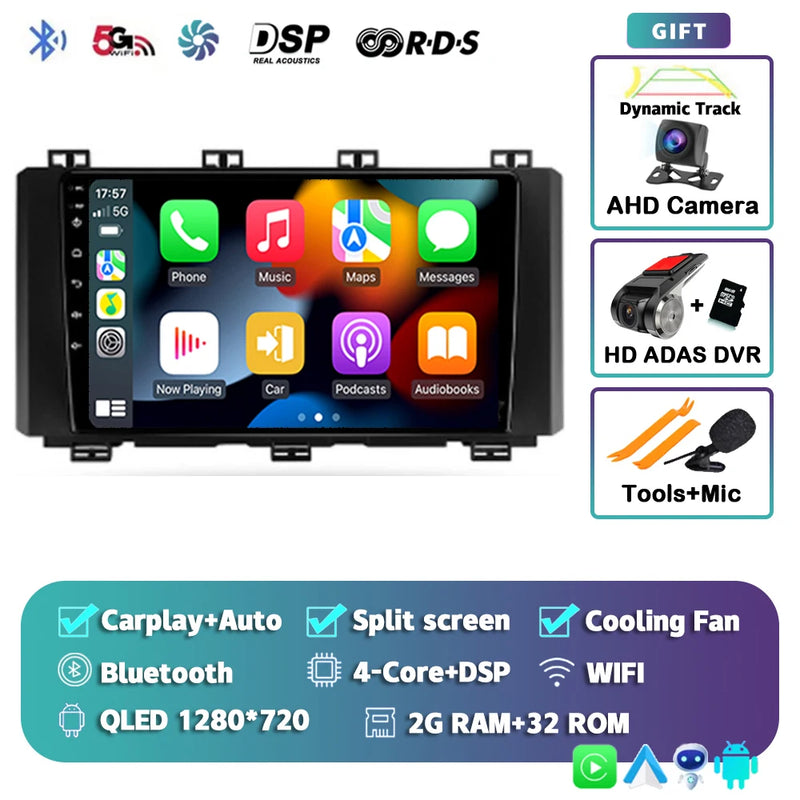 Autoradio CarPlay Seat Ateca et Cupra Ateca (2016-2021) – Écran 9 pouces, Android 16, vue 34
