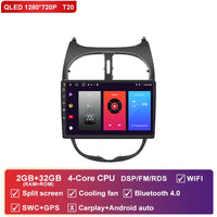 Autoradio CarPlay Peugeot 206, 206 CC et 206 SW (2000-2008) – Écran QLED 9 pouces, jusqu'à 12 Go + 256 Go, vue 42