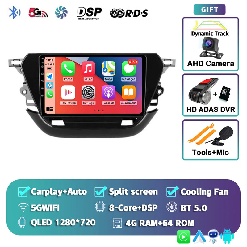 Autoradio CarPlay Opel Corsa F (2019-2023) – Écran 9 pouces, jusqu'à 12 Go + 256 Go, vue 36