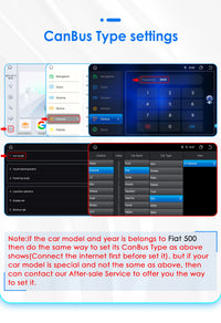 Autoradio CarPlay Fiat 500 (2007-2015) – Écran 7 pouces, 8 cœurs, jusqu'à 8 Go + 128 Go, vue 6