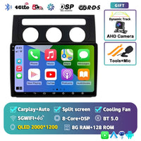 Autoradio CarPlay Volkswagen Touran 1 (2003-2010) – Écran 2K 9 pouces, Android 16, vue 9