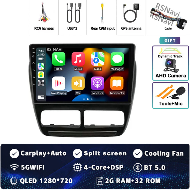 Autoradio CarPlay Fiat Doblo (2010-2015) – Écran 9 pouces sans fil, jusqu'à 16 Go + 512 Go, vue 24