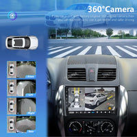 Autoradio CarPlay Suzuki SX4 (2006-2013) – Écran 9 pouces sans fil, jusqu'à 12 Go + 256 Go, vue 3