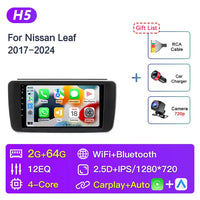 Autoradio CarPlay Nissan Leaf ZE1 (2017-2024) – Écran 9 pouces, caméra de recul, vue 14