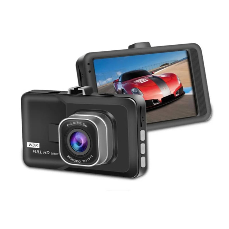 Dashcam voiture avant arrière 1080P – Caméra pare-brise + vision nocturne + carte SD 32 Go