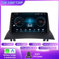 Autoradio CarPlay Renault Mégane 2 (2002-2009) – Écran 9 pouces, option écran 2K, jusqu'à 12 Go + 256 Go, vue 38