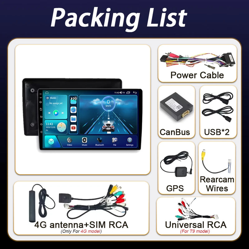 Autoradio CarPlay Volvo C30, S40, V50 et C70 (2004-2012) – Écran 9 pouces, jusqu'à 12 Go + 256 Go, vue 8