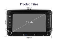 Autoradio CarPlay Volkswagen Golf Polo Passat – Écran 7 pouces 2 DIN, Android, 8 configurations, vue 6