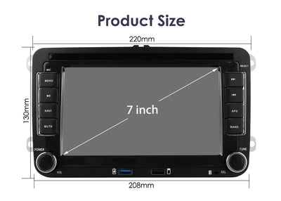 Volkswagen Autoradio Android Multimédia GPS Golf Polo Passat