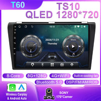 Autoradio CarPlay Mazda 3 (2004-2009) – Écran 9 pouces sans fil, 4G, jusqu'à 12 Go + 256 Go, vue 7