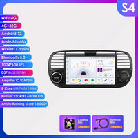 Autoradio CarPlay Fiat 500 (2007-2015) – Écran 7 pouces, 8 cœurs, jusqu'à 8 Go + 128 Go, vue 55
