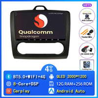 Autoradio CarPlay Ford Focus 2 (2004-2011) – Écran 9 pouces, jusqu'à 16 Go + 512 Go, vue 21